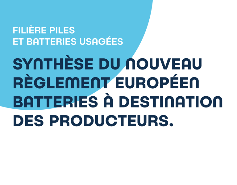 Filière Piles et batteries usagées
